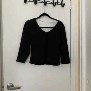 Black Smart Set Crop top